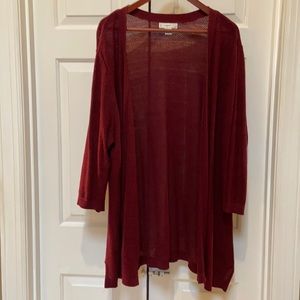 2x thin, light-weight cardigan sweater